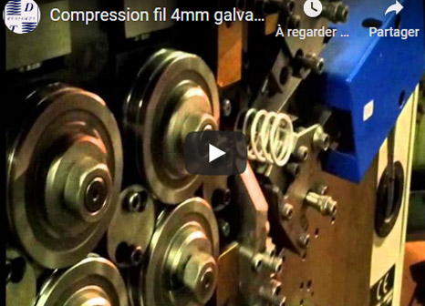Compression fil 4mm galvanisé